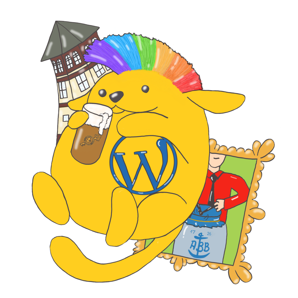 Wapuu WordCamp Düsseldorf 2019 #WCDUS